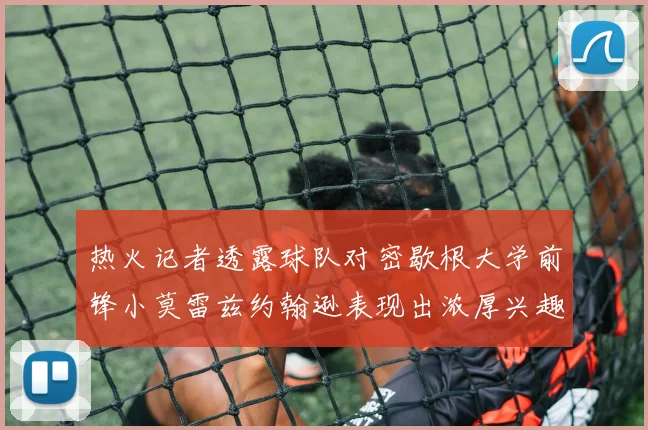 热火记者透露球队对密歇根大学前锋小莫雷兹约翰逊表现出浓厚兴趣